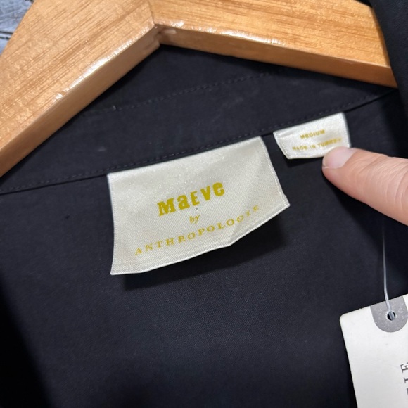 Anthropologie Maeve Black Short-Sleeve Tailored Blazer Romper NWT - Picture 8 of 11